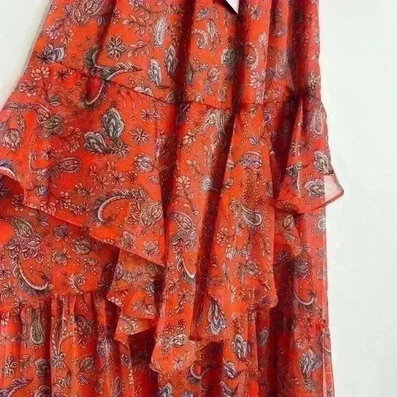 NEW Misa Los Angeles Kiera Maxi Dress in Aranciatta Paisley Size Xtra Small - Picture 9 of 16